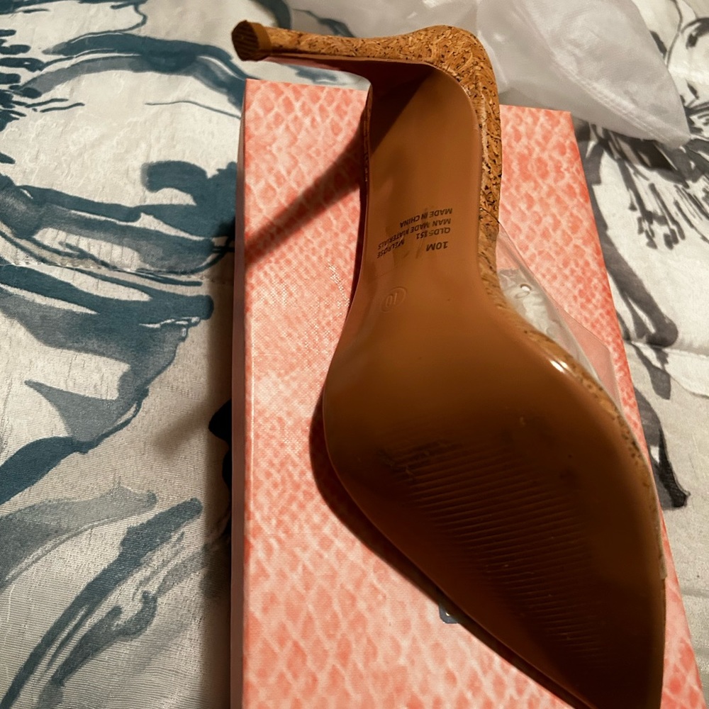 Cape Robbin cork heels. - Picture 2 of 5